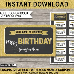 Printable coupon with custom image