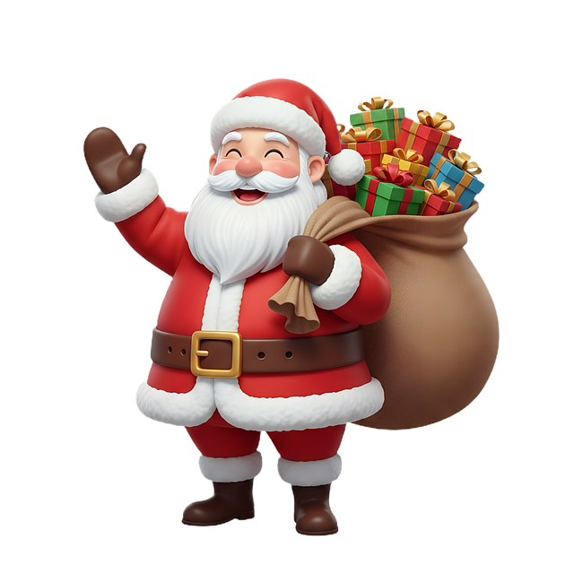 cute santa, christmas santa, 3d santa claus, holiday character, santa with a gift bag, festive 3d illustration, christmas cartoon, merry christmas art, joyful santa, santa figure, christmas celebration, jolly santa, santa animation style, festive season artwork, north pole character, christmas magic, gift delivery santa, christmas clipart, cheerful holiday art, santa costume, holiday spirit, festive character design, christmas joy, ai generated