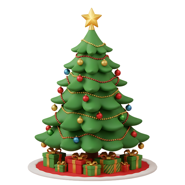festive tree illustration, 3d christmas tree, holiday decoration, christmas ornaments, winter holiday art, christmas gifts under the tree, festive 3d render, seasonal artwork, traditional christmas design, merry christmas illustration, winter celebration, realistic christmas tree, gift boxes art, holiday scene, christmas spirit, festive greenery, classic holiday decor, christmas magic, christmas clipart, new year design, festive atmosphere, christmas decoration art, holiday charm, ai generated